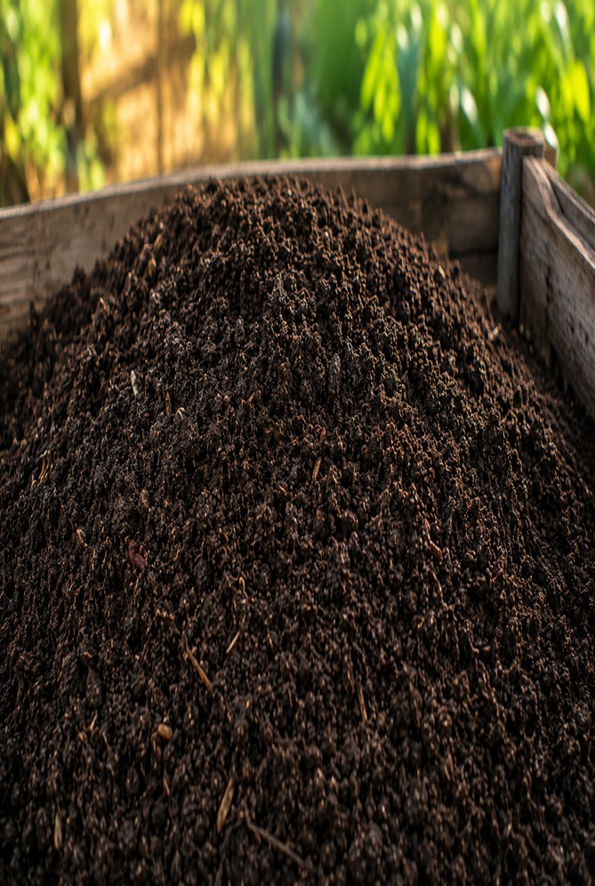 Compost powder
